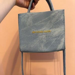 ESR END SYSTEMIC RACISM crossbody